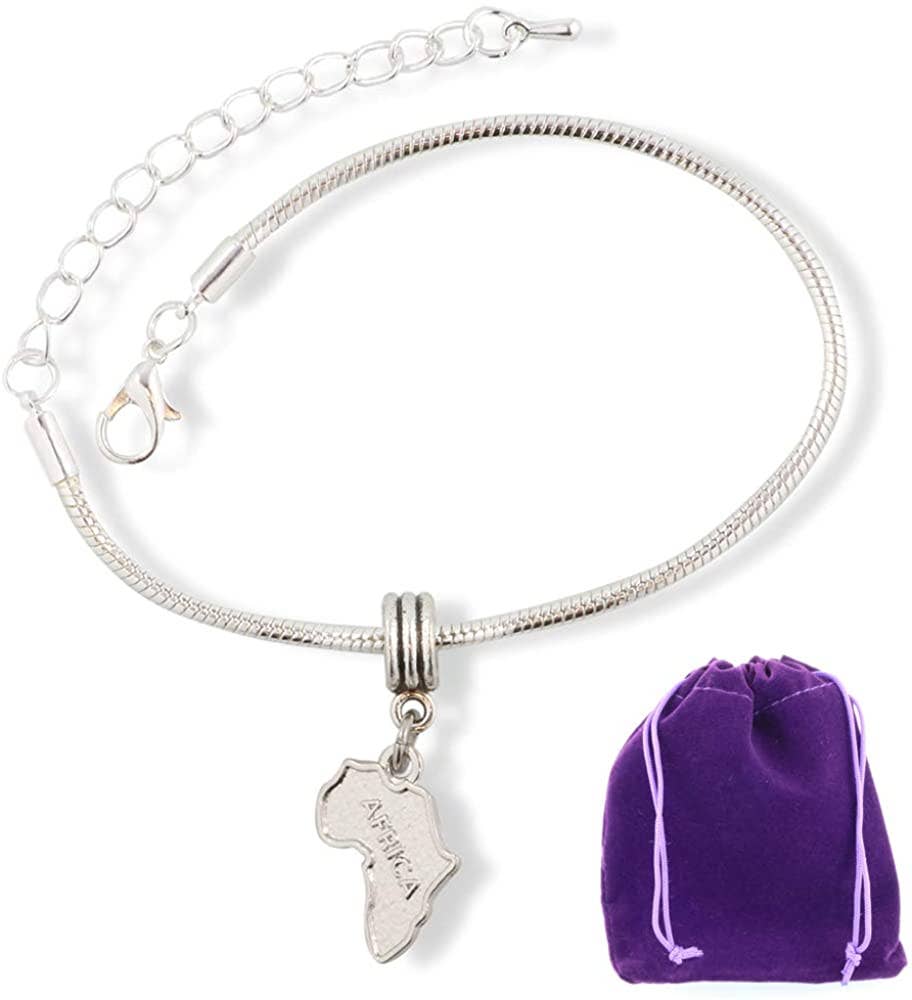 cristal checo-Reino Unido Lotus Púrpura Gran Corazón Colgante Collar De Plata &